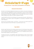 Vorschau - Spiele - Yoga-Karten Paket ,Schuleinführung' - Gedicht, Massage, Yoga-Würfel, Affirmationen - Seite 1