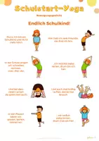 Vorschau - Spiele - Yoga-Karten Paket ,Schuleinführung' - Gedicht, Massage, Yoga-Würfel, Affirmationen - Seite 2