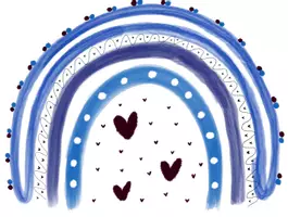 Vorschau - selbst erstellte Cliparts/Grafiken - Boho Regenbogen-Cliparts - zur individuellen Nutzung - Seite 3