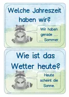 Vorschau - Bildkarten - Morgenkreis Moderationskarten Waschbär - Seite 3