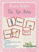 Vorschau - Spiele - Paare finden - On the farm - Deckblatt