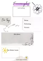 Vorschau - Anderer Materialtyp - Erinnerungsheft - Deckblatt