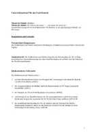 Vorschau - Stundenentwürfe - Unterrichtsentwurf - Interpretation der Ballade Nis Randers - Deckblatt
