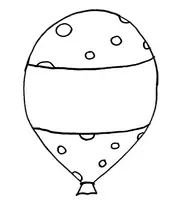 Vorschau - Mal- und Bastelvorlagen - Geburtstagskalender Luftballons - Deckblatt