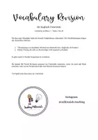 Vorschau - Test - Vocabulary Revision More 1 - 18 Units! - Seite 1