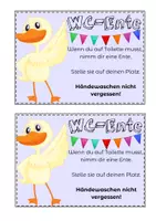 Vorschau - Bildkarten - WC-Ente / Toilettenampel - Deckblatt