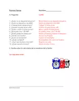Vista previa - Tarjetas / Manipulativos - Mi Rutina Diaria Lectura (Verbos Reflexivos) - página 3