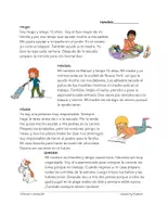 Vista previa - Tarjetas / Manipulativos - Los Quehaceres Lectura: Aprende español - Portada