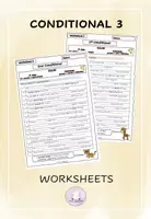 Vorschau - Arbeitsblätter - Third Conditional (if-clause Type 3) Worksheets - Deckblatt