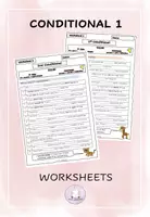 Vorschau - Arbeitsblätter - First Conditional (if-clause Type 1) Worksheets - Deckblatt