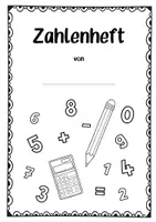 Vorschau - Arbeitsblätter - Deckblatt und Anleitung für das Zahlenheft - Seite 2