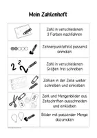 Vorschau - Arbeitsblätter - Deckblatt und Anleitung für das Zahlenheft - Seite 3