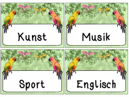 Vorschau - Bildkarten - Tagestransparenz Papageienklasse #Klassentier - Seite 2