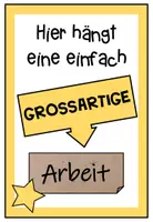 Vorschau - Anderer Materialtyp - Wall of Fame - Würdigung besonderer Arbeiten (positive Verstärkung) - Seite 1