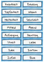Vorschau - Arbeitsblätter - Abstrakte Nomen - Seite 3