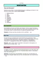 Vista previa - Hojas de trabajo - ALEMÁN: Tipos de palabras - Wortarten erklärt! (PDF/docx) - página 2