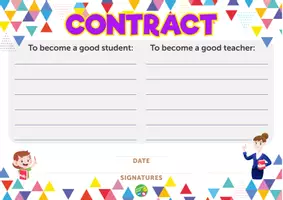 Vista previa - Unidades / Secuencias / Situaciones de Aprendizaje - Contract (Classroom Management) - página 2