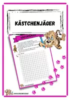 Vorschau - Arbeitsblätter - Kästchen Jäger - Deckblatt
