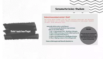 Vorschau - Stundenentwürfe - Stundenentwurf: Das Stufenmodell der kognitiven Entwicklung nach Jean Piaget - Präsentation - Seite 1