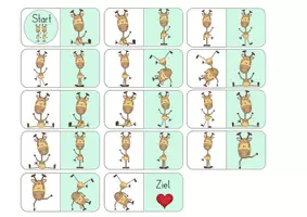 Vorschau - Unterrichtsreihen - Giraffe - 6 Dominos zur Wahrnehmung 🦒 - Seite 3