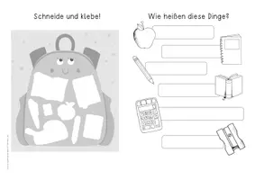 Vorschau - Arbeitsblätter - Wiederholungsheft Stoff 1. Klasse - Zurück aus den Ferien - Seite 3