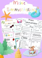Vorschau - Arbeitsblätter - Sommerferien - Seite 1