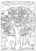Vorschau - Mal- und Bastelvorlagen - Cooperative Poster - Welcome to Our Class - Seite 3