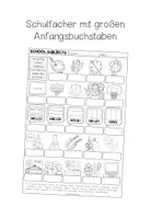 Vorschau - Arbeitsblätter - School Subjects – Schulfächer Wortschatz Englisch | Vocabulary Sheet / Wortschatzübersicht 5.–6. Klasse - Seite 3