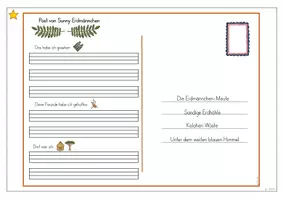 Vorschau - Stundenentwürfe - Kreatives Schreiben - Post vom Erdmännchen - Seite 3