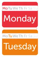 Vorschau - Spiele - Days of the week flashcards - Seite 2