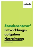 Vorschau - Stundenentwürfe - Stundenentwurf: Entwicklungsaufgaben nach Hurrelmann - Präsentation - Deckblatt