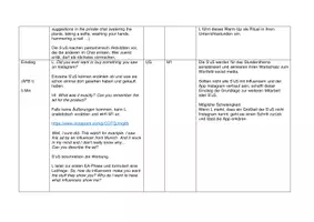 Vorschau - Stundenentwürfe - Englischstunde Verlaufsplan Influencer Social Media Instagram - Seite 1