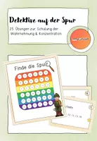 Vorschau - Spiele - Plopper - Detektive auf der Spur (25 Wahrnehmungsübungen) #edukiknaller2021 - Deckblatt