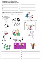 Vorschau - Arbeitsblätter - Grammar worksheet 1 - Seite 1