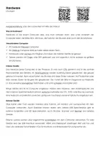 Vorschau - Arbeitsblätter - Arbeitsblatt "Hardware" mit Erklärvideo, Lösungen und Onlineübungen - Deckblatt
