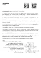 Vorschau - Arbeitsblätter - Arbeitsblatt "Netzwerke" mit Erklärvideo, Lösungen und Onlineübungen - Deckblatt