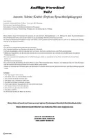 Vorschau - Fördermaterial/Inklusion - Knifflige Worträtsel mit ableitbaren homophonen Wortpaaren - Seite 1