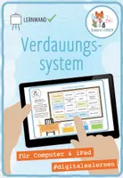 Vorschau - Interaktives Material - Verdauungssystem - digitale Lernwand für Computer & iPad - Deckblatt