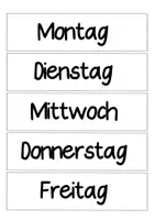 Vorschau - Bildkarten - Sek. I: Stundenplan-Tafeln für einen großen Klassenstundenplan - Seite 2