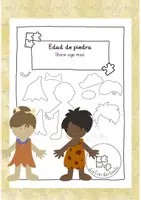 Vista previa - Unidades / Secuencias / Situaciones de Aprendizaje - Edad de Piedra - Stone Age Man - Portada