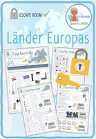 Vorschau - Arbeitsblätter - Länder von Europa – Escape Room - Deckblatt