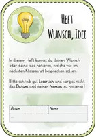 Vorschau - Poster - Klassenrat - Titelblätter für Klassenratshefte - Seite 2