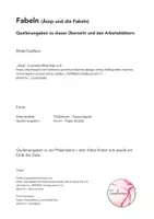 Vorschau - Arbeitsblätter - Aesop und die Fabeln (Film und diff. Arbeitsblätter) - Seite 3