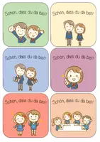 Vorschau - Bildkarten - Willkommen zurück - Kärtchen - Schön, dass du da bist - Seite 2