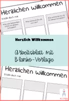 Vorschau - Spiele - Reflexion "Herzlich Willkommen" - Deckblatt