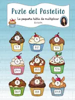 Vista previa - Juegos / Gamificación - Puzzle del Pastelito - La pequeña tabla de multiplicar - División - Portada