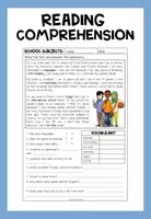 Vorschau - Arbeitsblätter - School Subjects Klasse 3, 4, 5, Schulfächer Englisch, Stundenplan Englisch, Wortschatz, Vokabeln, Arbeitsblätter, Bildkarten, Spiele | Materialpaket - Seite 2