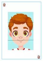 Vista previa - Juegos / Gamificación - PUZZLE MÁS PARTES DEL CUERPO EN FRANCES - página 1