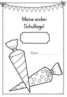 Vorschau - Arbeitsblätter - Schulanfang - erste Arbeitsblätter und Übungen - Seite 1