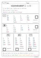 Vorschau - Arbeitsblätter - Wochen-Leseblatt 01 - L, l, I, i, O und o - Frohes Lernen in Grundschrift - Seite 3